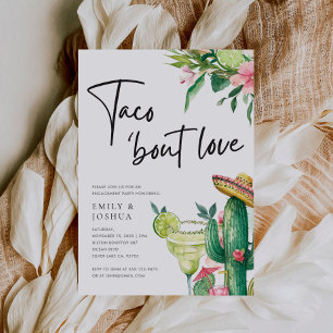 Invitation Taco Bout Love Parti d'engagement mexicain