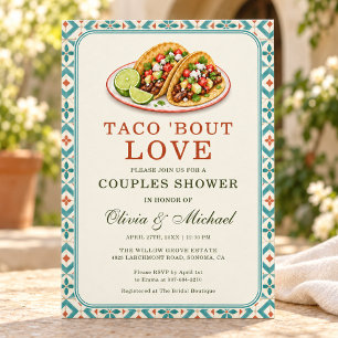 Invitation Taco 'Bout Love Réception de Mariage pour Couples