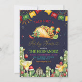 Invitation Taco Bout Night Fiesta Margaritas Christmas Party (Devant)