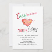 Invitation TACO BOUT SUR L'AMOUR Moderne Fun Mariage Fiesta (Devant)