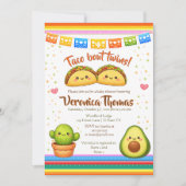 Invitation Taco bout Twins Baby Shower (Devant)