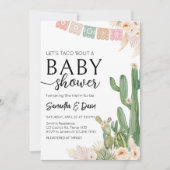 Invitation Taco Bout Un Baby shower Bébé (Devant)