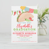 Invitation Taco Bout Une Fête De Diplôme Photo Graduation (Debout devant)