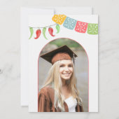 Invitation Taco Bout Une Fête De Diplôme Photo Graduation (Dos)