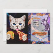 Invitation Taco, Chat et pizza (Devant)