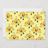 Invitation Taco fête d'anniversaire (Dos)