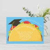 Invitation Taco Fiesta Graduation Party Mexicaine (Debout devant)