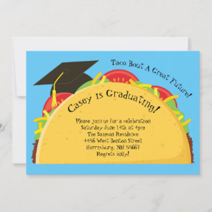 Invitation Taco Fiesta Graduation Party Mexicaine