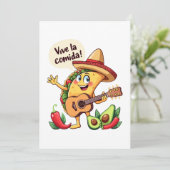Invitation Taco Fiesta mit Gitarre und hispanischem Flair (Debout devant)