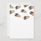 Invitation Taco Graduation Party Invitation, Drôle Graduation (Dos)