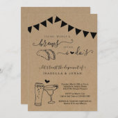 Invitation Taco Marg Brew Après Avoir Fait Réception Seulemen (Devant / Derrière)