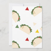 Invitation Taco moderne premier anniversaire Big One (Dos)