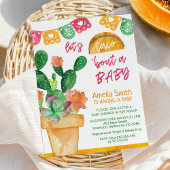 Invitation Taco multicolore à propos d'un Baby shower bébé