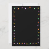 Invitation Taco néon à propos de la fête de Noël (Dos)