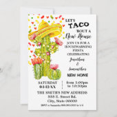 Invitation Taco parle de la Fiesta du réchauffement des maiso (Devant)