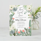 Invitation Taco sur l'invitation du Baby shower d'amour (Debout devant)