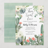 Invitation Taco sur l'invitation du Baby shower d'amour (Devant / Derrière)