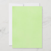 Invitation Taco sur un bébé, baby shower de Fiesta cactus (Dos)