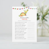 Invitation Taco & Tequila Fiesta Jeux de trivia pour couple (Debout devant)