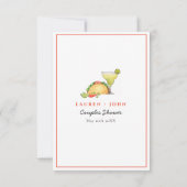 Invitation Taco & Tequila Fiesta Jeux de trivia pour couple S (Dos)