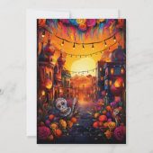 Invitation Taco & Tequila Nacho Fête Moyenne Anniversaire (Dos)