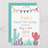 Invitation Taco Twosday (Devant / Derrière)