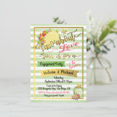 Invitation Taco'about Love Mexcian fiesta Douche Couples (Debout devant)