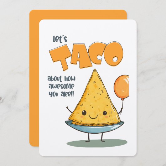 Invitation Tacoons de votre awesomeness !  (Devant / Derrière)