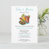 Invitation Tacos amusants et brasse avant le dîner de répétit (Debout devant)