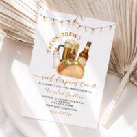 Tacos brasse et diapers Baby shower des lumières à