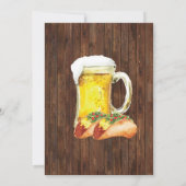Invitation Tacos & Brews Adultes Occidentaux Anniversaire (Dos)
