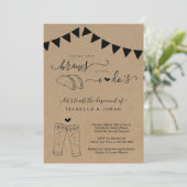 Invitation Tacos et boissons après la réception de mariage in (Debout devant)