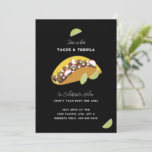 Invitation Tacos et Tequila (Debout devant)
