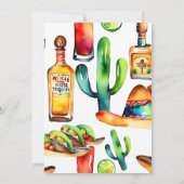 Invitation Tacos et tequila couples douche modèle (Dos)