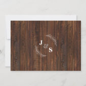 Invitation Tacos Rustiques & Bris Avant De Faire Couples Douc (Dos)