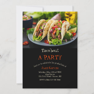 Invitation Tacos Sur Plaque