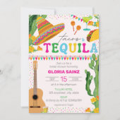 Invitation Tacos Tequila Fiesta Fête des mariées mexicaine vi (Devant)