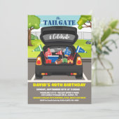 Invitation Tailgate Car Football Jeu BBQ Bière Tailgate Party (Debout devant)