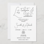 Invitation Tailgate & Celebrate Mariage Couples Douche (Devant)
