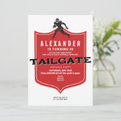 Invitation Tailgate Friends Football Grill & Chill Anniversai (Debout devant)