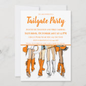 Invitation Tailgate Party Tennessee Dames Cowboy Boots (Devant)