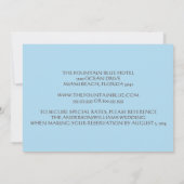 Invitation Taj Mahal - Style bohémien oriental (Dos)