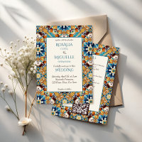 Talavera azulejo tuile vintage mariage mexicain