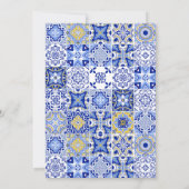 Invitation Talavera Fiesta : Une Fête des mariées mexicaine e (Dos)