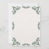 Invitation Talavera Green Floral Minimalist Spanish Wedding (Dos)