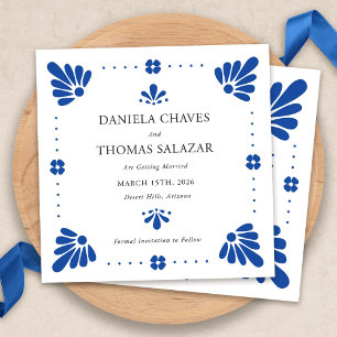 Invitation Talavera Mexicaine Enregistrer La Date