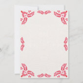 Invitation Talavera Orange Floral Minimalist Spanish Wedding (Dos)