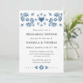 Invitation Talavera Style Dîner de répétition mexicaine Invit (Debout devant)