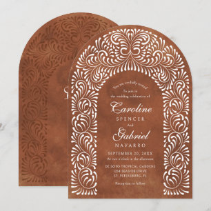 Invitation Talavera Terracotta Mariage Mexicain