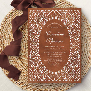 Invitation Talavera Terre Cuite Fête de Fiançailles